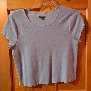 Light Blue/Lilac Crop Top